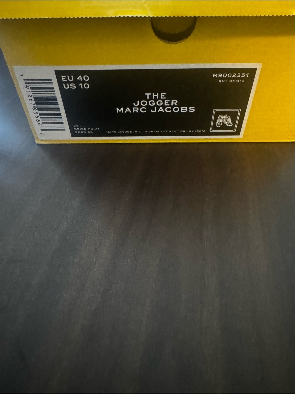 Marc Jacobs Blue Gray Pink Multi-Color Sneakers - Picture 9 of 9